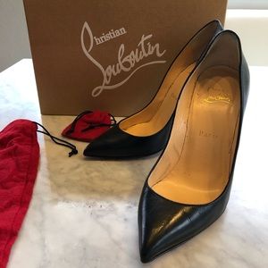 christian louboutin pigalle follies 100 black heel